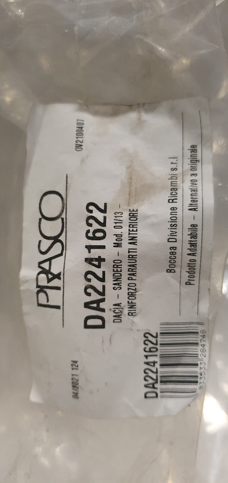 Traversa rinforzo paraurti anteriore Dacia Sandero dal 2013 Nuovo