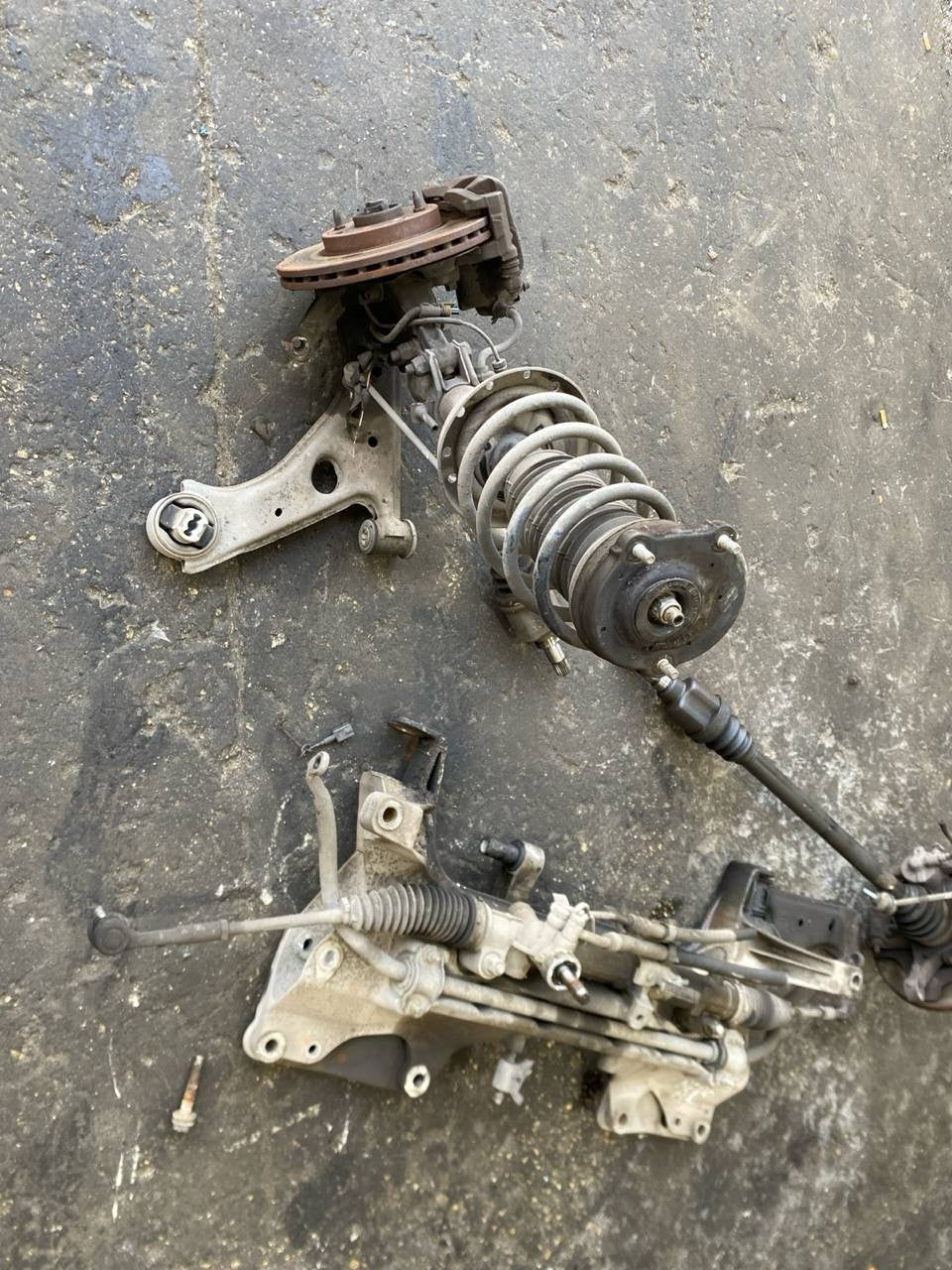 Avantreno meccanica anteriore culla motore Citroen Nemo 1.4D