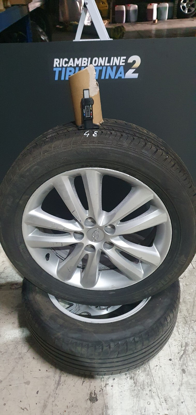 Cerchi e gomme 4 cerchi per Hyundai IX35 con gomme hankook dot 18-17