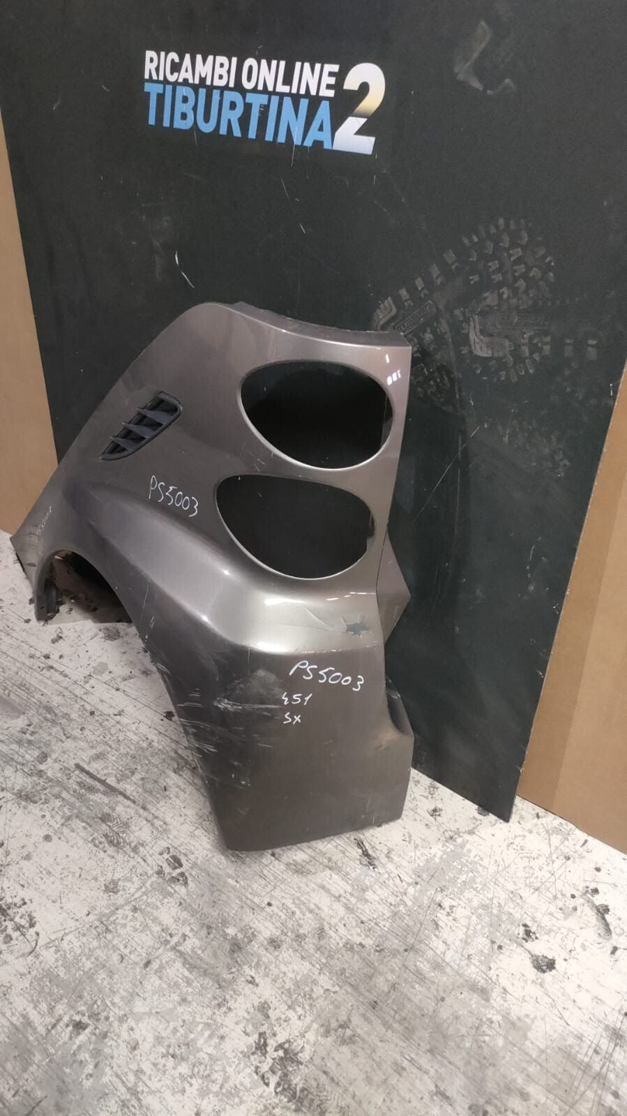 Parafango posteriore Sinistro Smart 451 2007 in poi PS5003