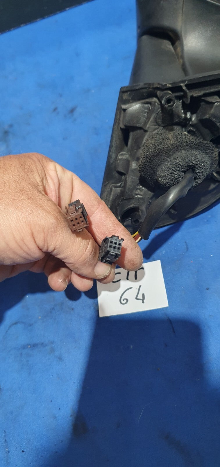 Spe cit 64 - Specchio retrovisore specchietto Citroen C3 sinistro 7 fili