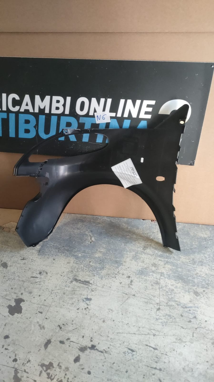 parafango anteriore destro Smart 450 1998 al 2002 con foro lucciola n6 nuovo
