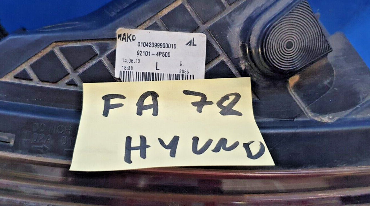 Fanale Anteriore Faro sinistro Hyunday I20 2014