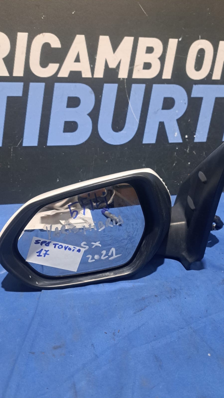 Spe Toyo 17 Specchietto esterno sinistro toyota yaris hybrid anno 2021 5 fili