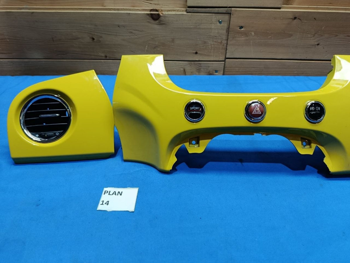 Plan 14 - Plancia cruscotto Fiat 500 fino al 2016 Giallo Lucido