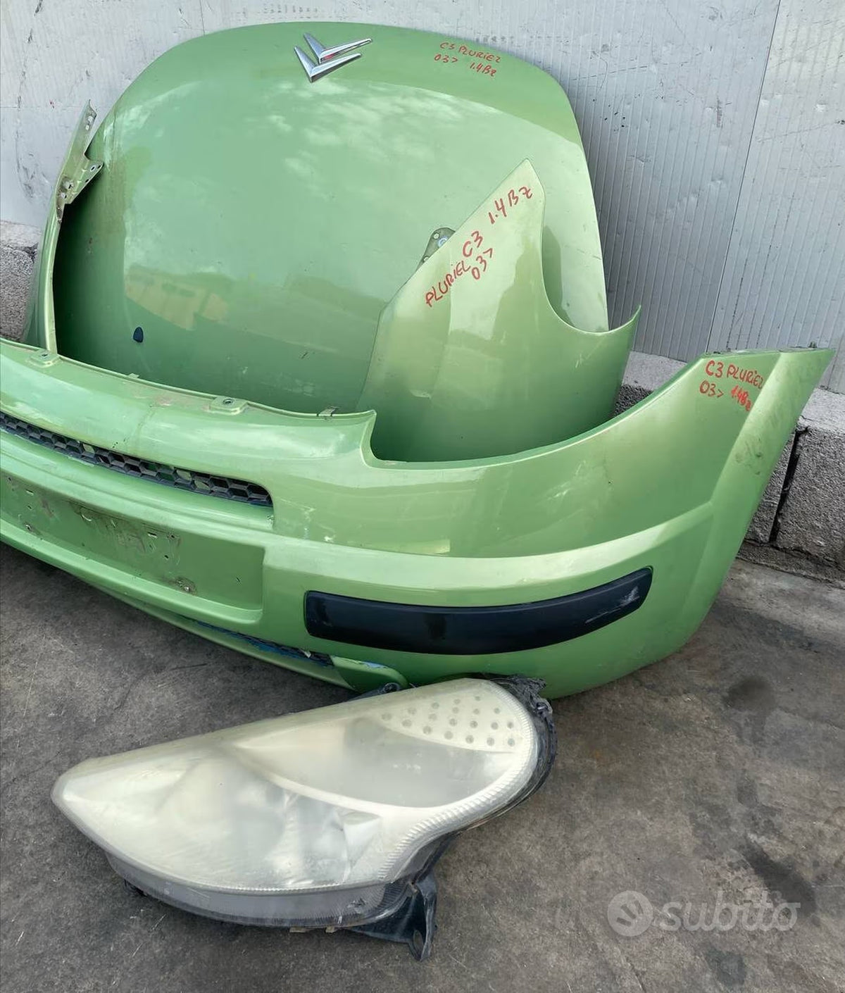Muso musata completa Citroen C3 Pluriel 2002 1.4 bz