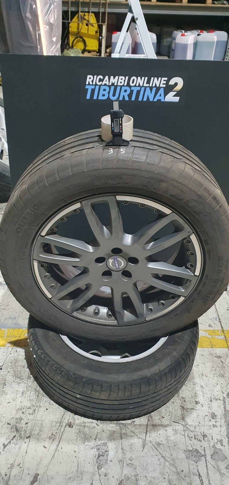 Cerchi e gomme 4 cerchi per Volvo XC 60 con 2 gomme Dunlop dot 44-16