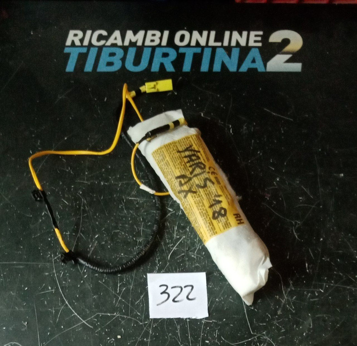 Airbag sedili destra Toyota yaris 2012-2021 Numero 322