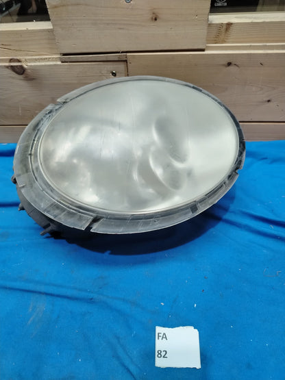 FA 82 - Faro anteriore Mini One 2003 destro plastica da lucidare senza cornice