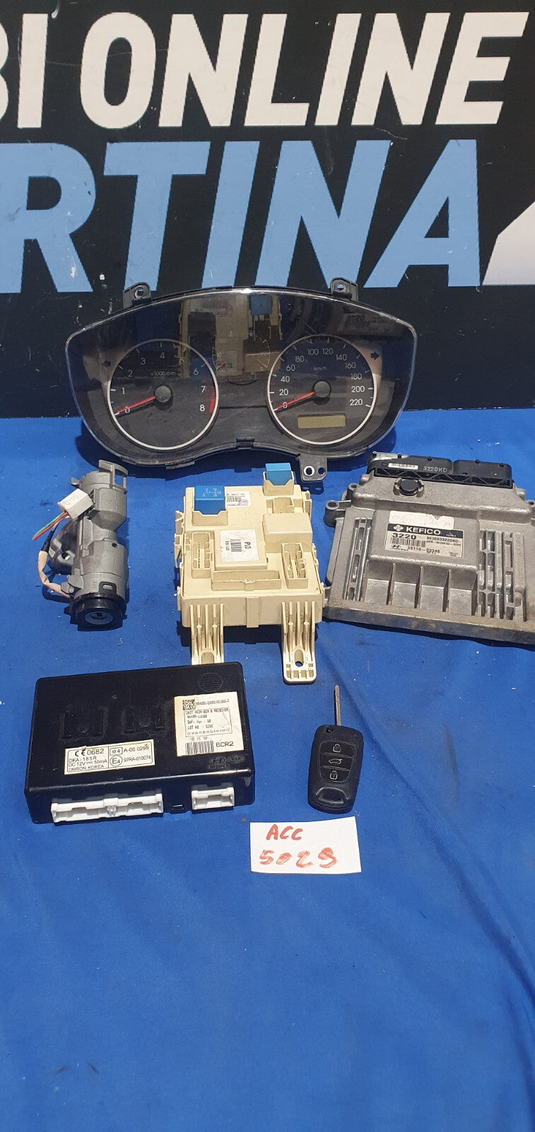 Kit accensione elettronica Chiave e blocchetto Hyundai I20 1.2 B