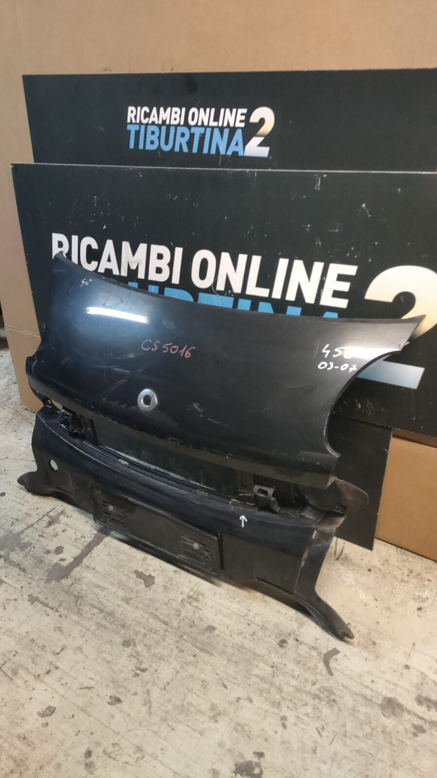 Paraurti anteriore  centrale anteriore  smart 450 03-07  CS5016 con difetto