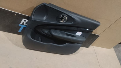 P5046 pannello anteriore destro mini clubman f54 in pelle nera effetto carbonio