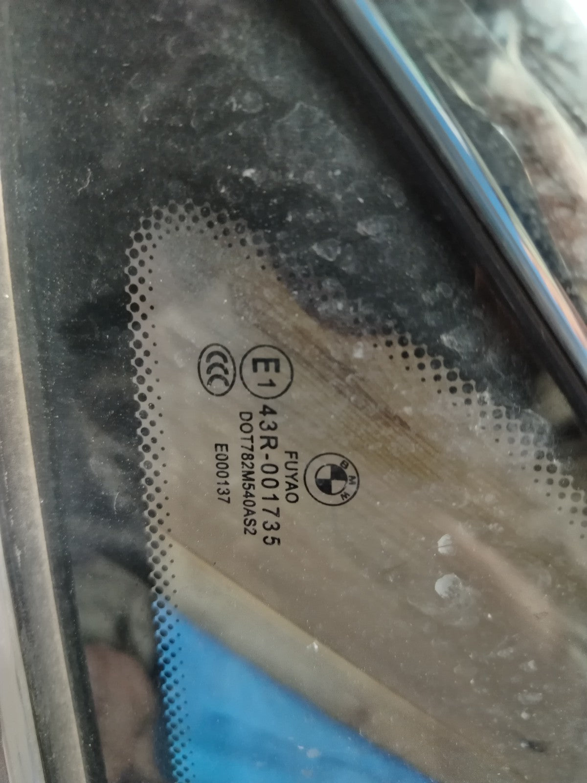 Fin 178 - Vetro fisso posteriore Bmw serie 2 F45 destro cornice cromata