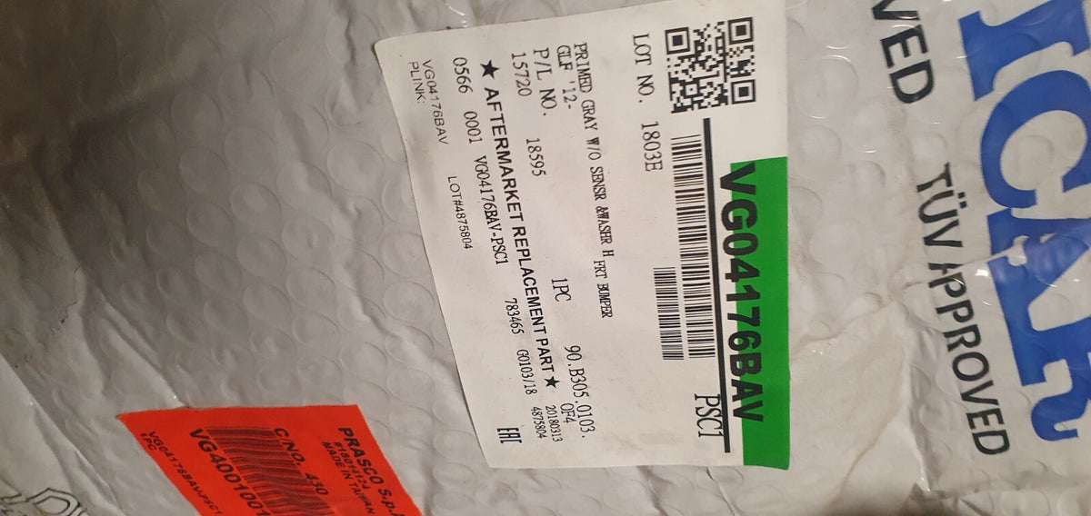 Paraurti Anteriore Volkswagen Golf VII Mod dal 2012 VG4001001