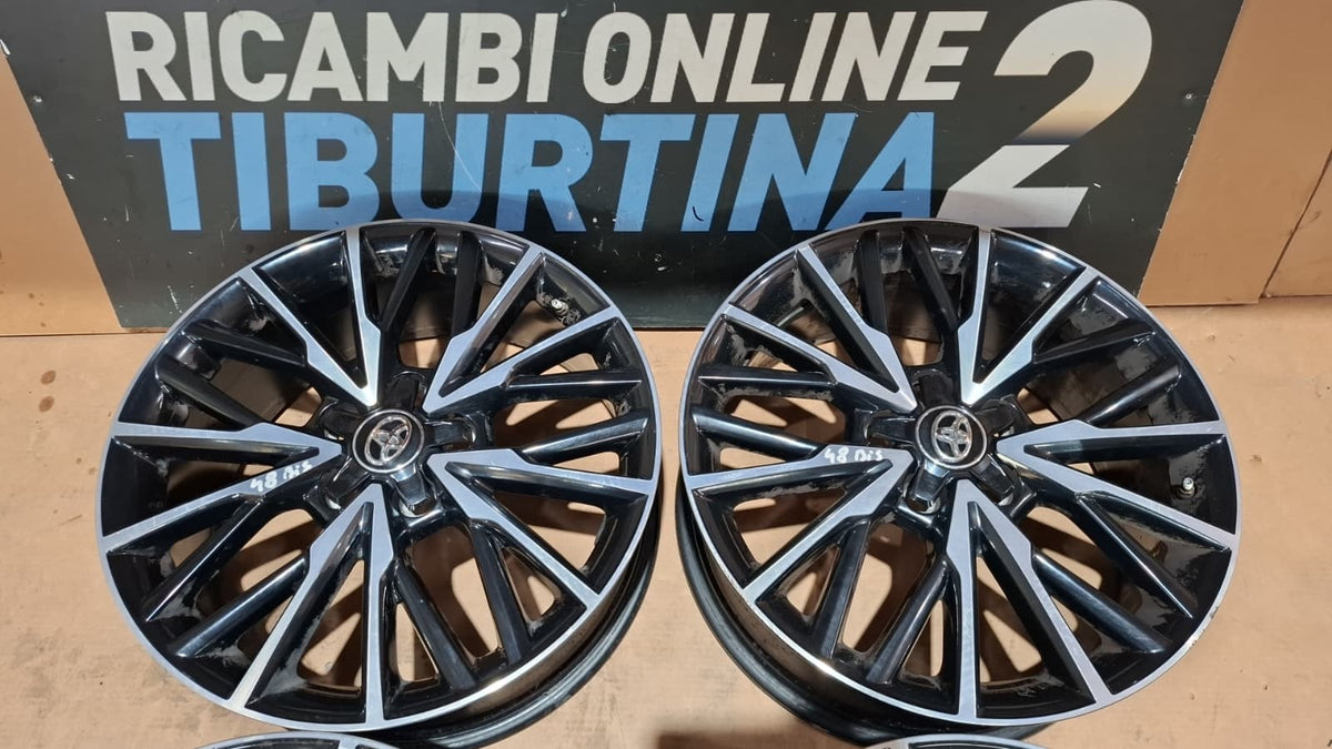 48bis cerchi in lega toyota c-hr CHR R18 originali cod pw457-10000 18x7j et50
