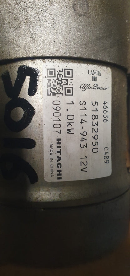 Motorino avviamento  Alfa Romeo Mito 1.4 D Hitachi 51832950
