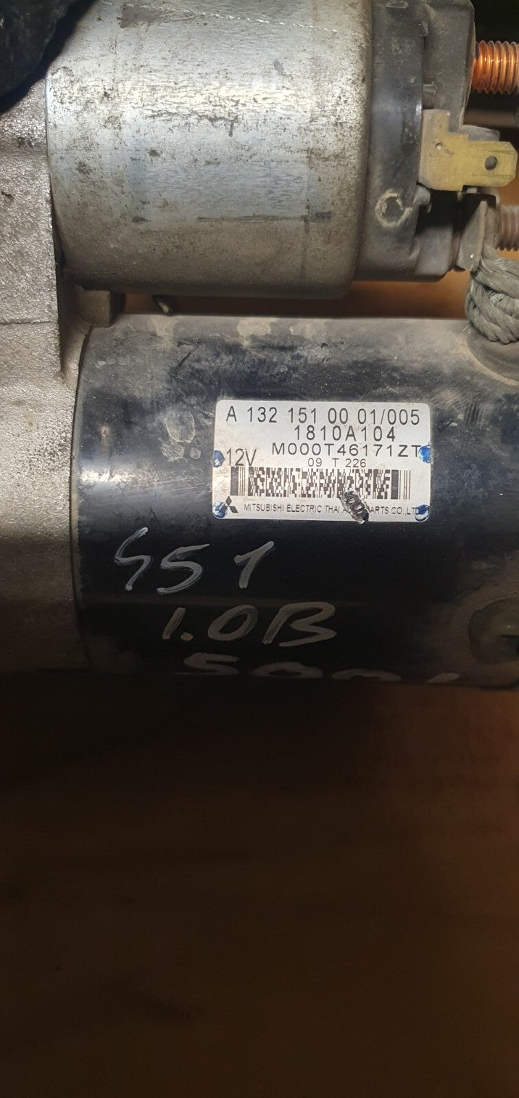 Motorino avviamento  Smart 451 A1321510001-005 1810a104