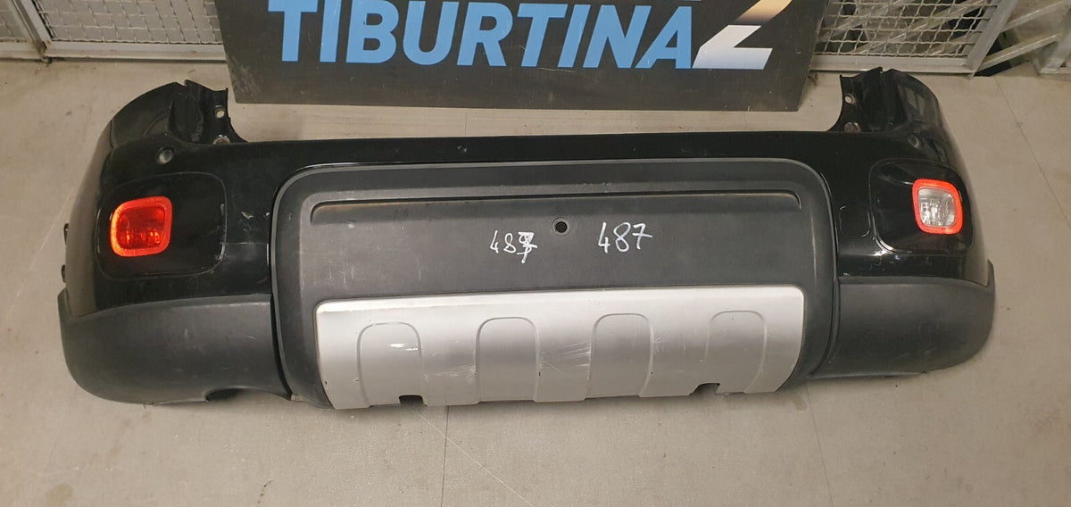 Paraurti posteriore completo Fiat Panda Cross con sensori parcheggio
