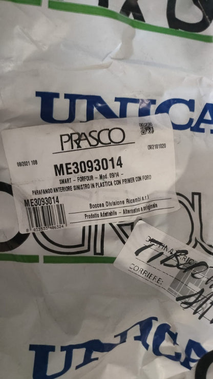 parafango anteriore sinistro  Smart 453 forfour  dal 2014 in poi con primer n18