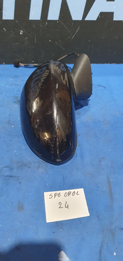 Specchio retrovisore specchietto Opel Corsa D destro 3 fili Vetro rovinato