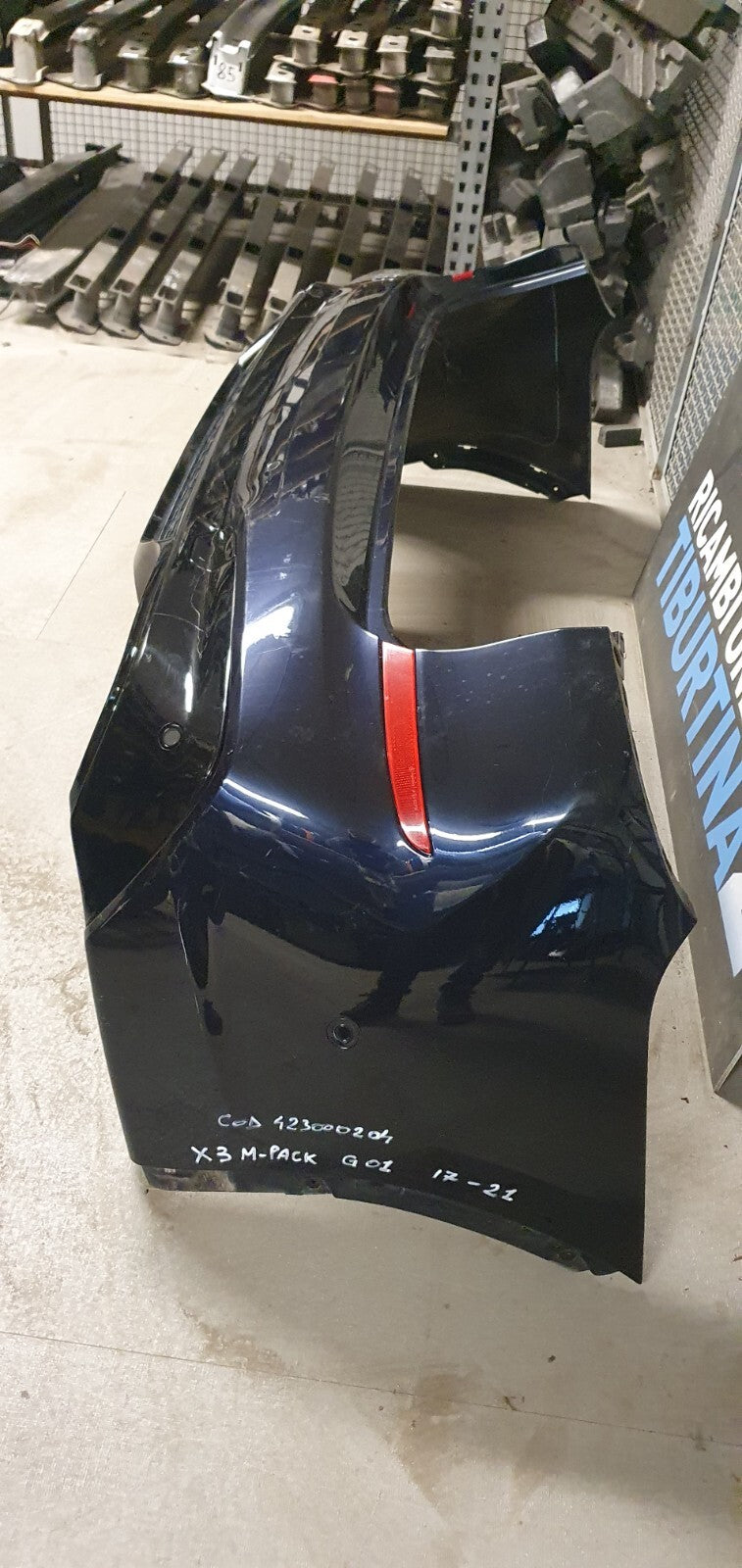 Paraurti posteriore completo di supporti Bmw X3 M-Pack G01 dal 2017