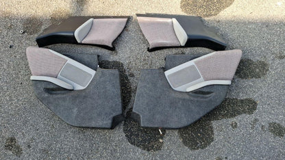 Tappezzeria misto pelle e stoffa marrone bmw i3 13 in poi con airbag sedile