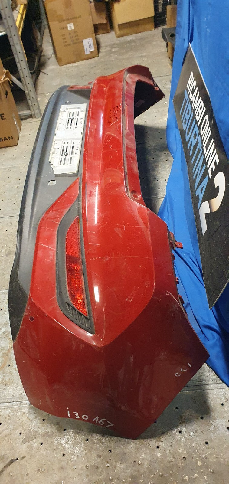 Paraurti posteriore Hyundai I30 dal 2016 con sensori parcheggio