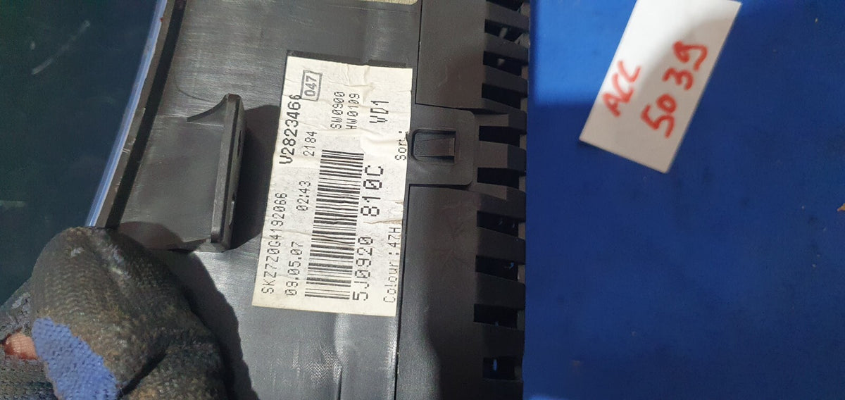 Kit accensione elettronica chiave e blocchetto Skoda Roomster 1.4 D
