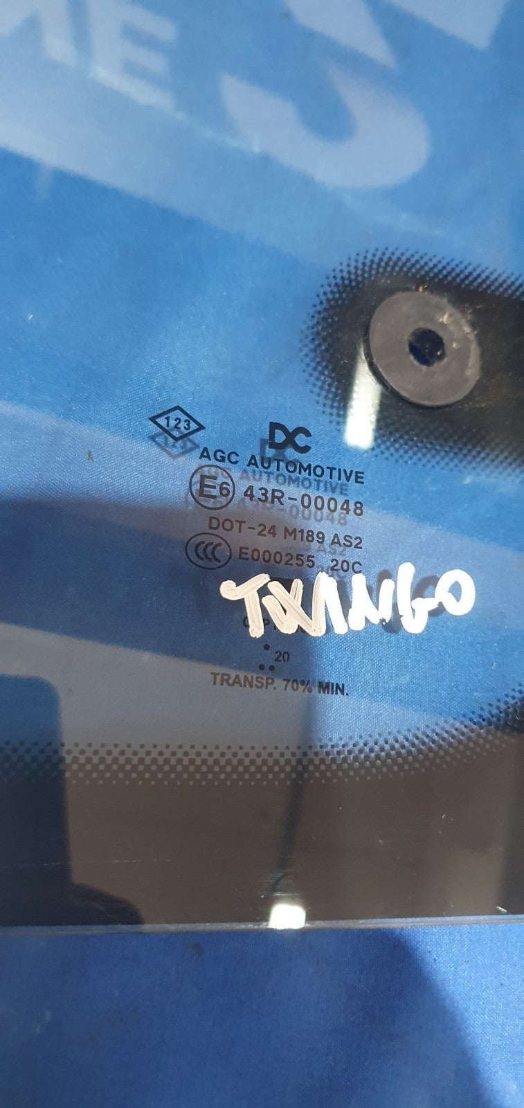 Fin 107 - Finestrino Renault Twingo dal 2014 posteriore sinistro