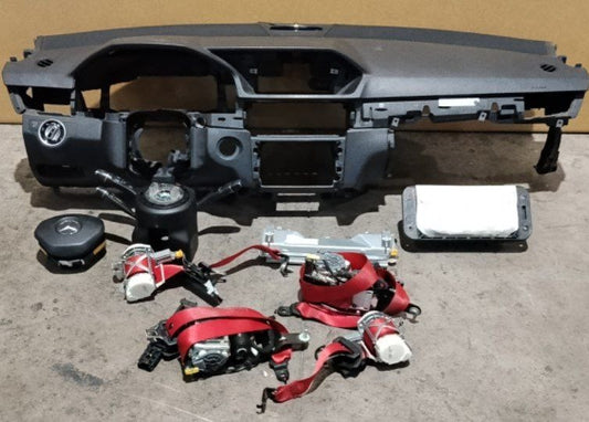 Kit airbag Mercedes Benz classe e w212 2013 in poi con cinture rosse