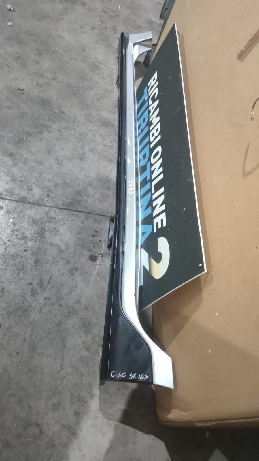minigonna sinistra Honda Civic 2016 in poi Piccolo  spacco parte ant Min 5243