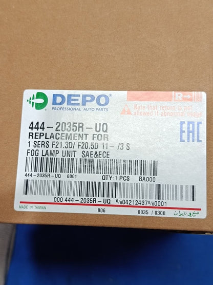 FN 44 - Fanale nuovo fendinebbia anteriore destro BMW Serie 1 F20 F21 dal 2011
