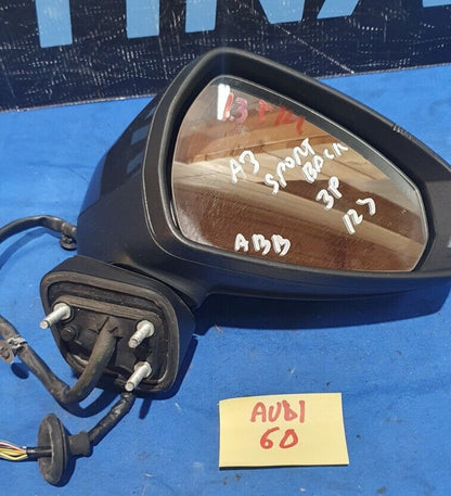 Specchio retrovisore specchietto Audi A3 3P sportback destro 13 fili