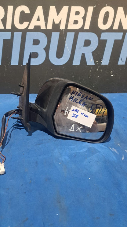 Spe Nis 58 Specchietto esterno destro nissan micra k13 5 pin