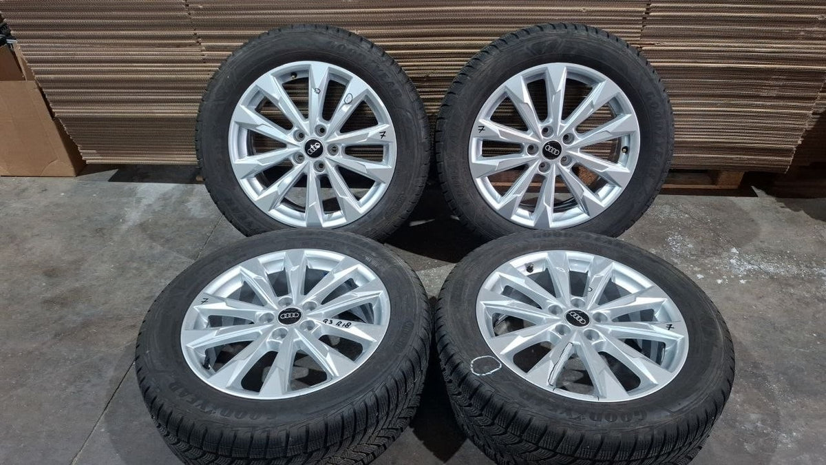 Cer 7 - cerchi e gomme invernali Audi q3 235-55-18 Goodyear dot 3122