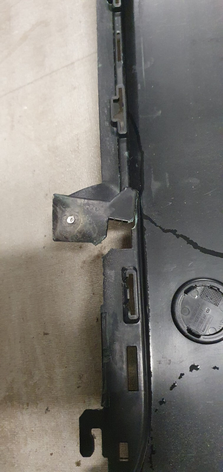 Paraurti posteriore Smart Fortwo con difetto