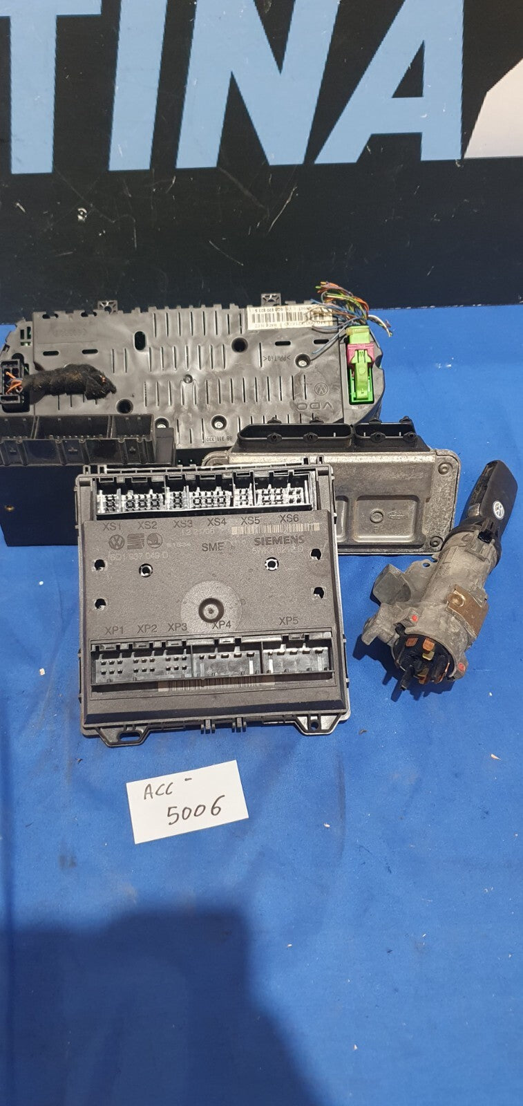Kit accensione elettronica Blocchetto chiavi e centralina Volkswagen Polo 1.4 B