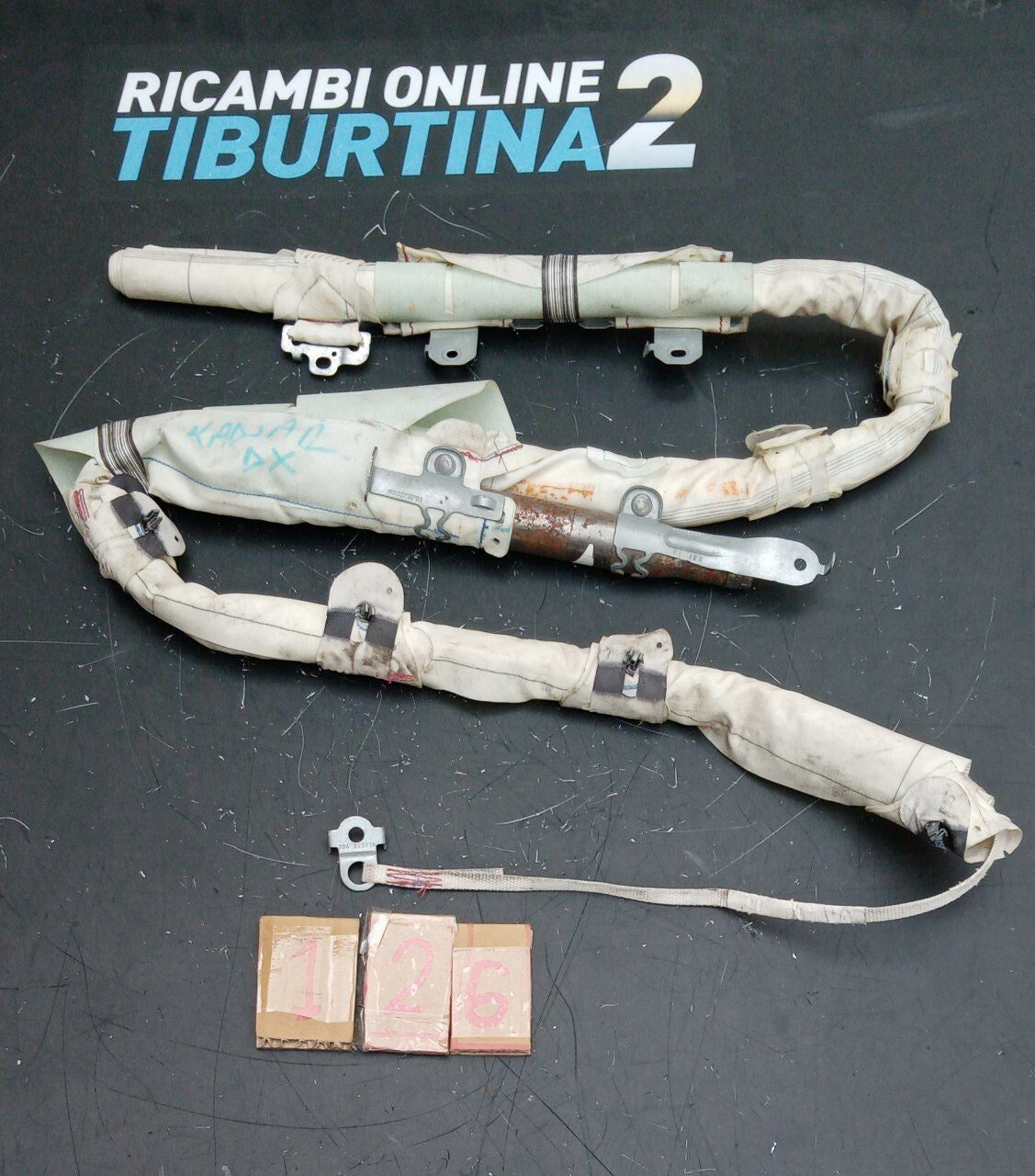 Airbag tendina laterale destra Renault kadjar 2014 in poi Numero 126