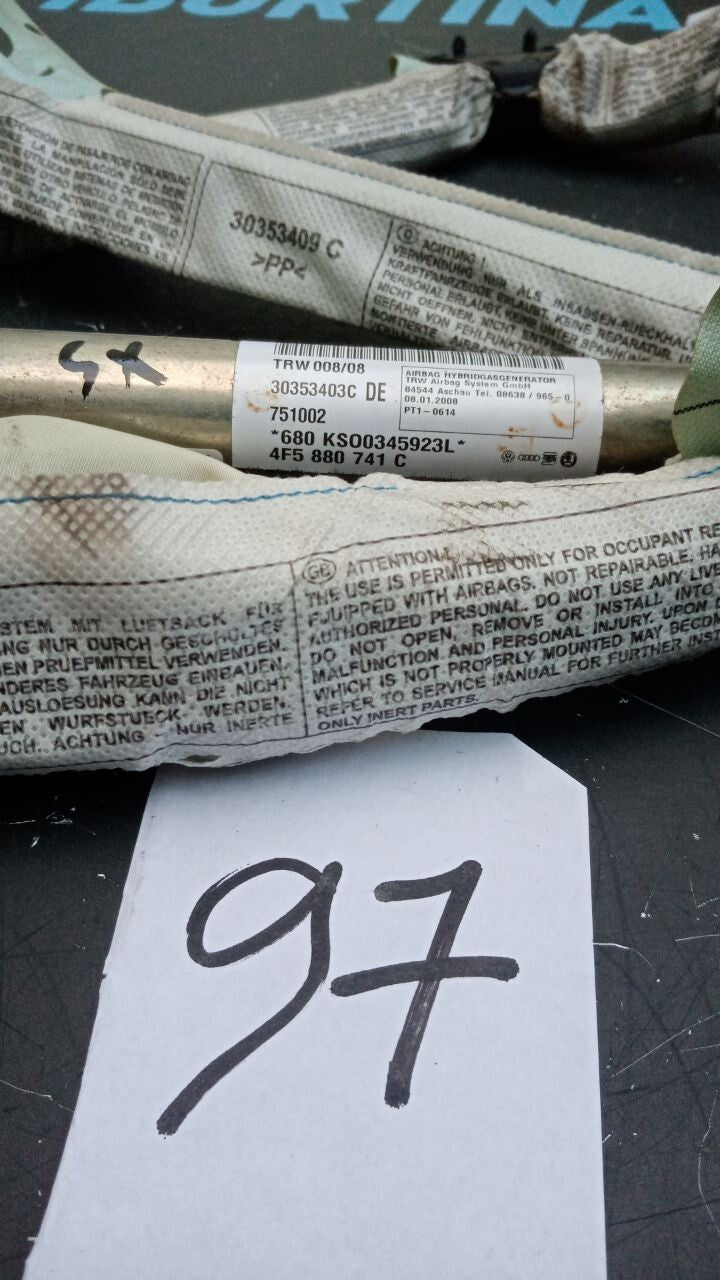 Airbag tendina laterale sinistra Audi A6 2006-2011 Numero 97