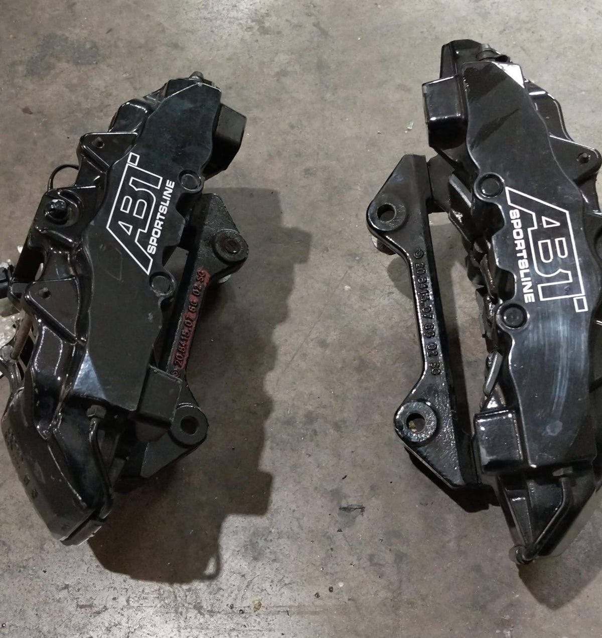 Kit frenante e assetto ABT con ammortizzatori regolabili Audi A4 S4 B7