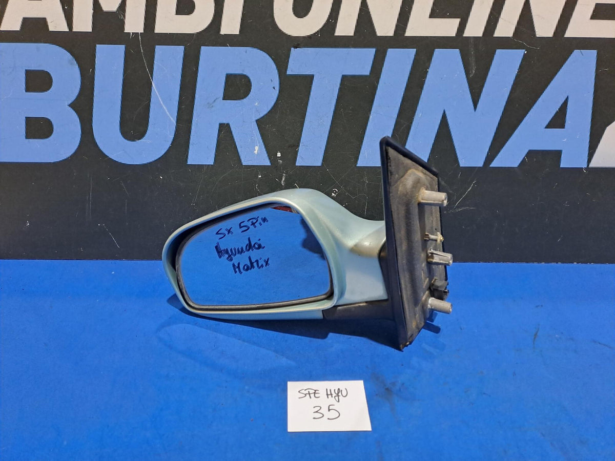 Specchio/Specchietto retrovisore sinistro Hyundai Matrix 5 pin 2001 in poi