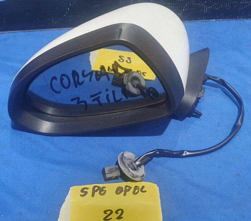 Specchio retrovisore Specchietto Opel Corsa D Sinistro  3 fili