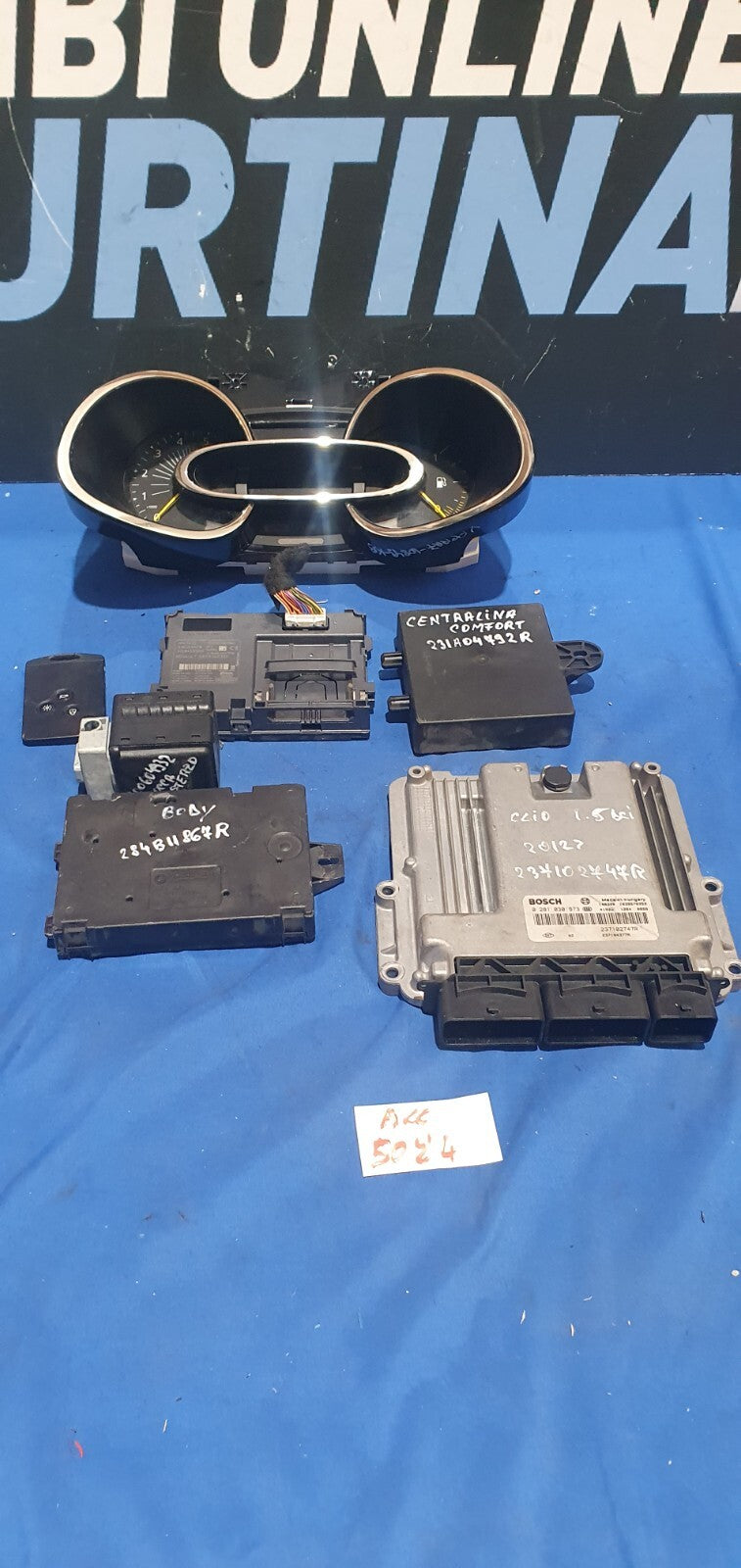 Kit accensione elettronica Chiave e blocchetto Renault Clio 1.5 Dci