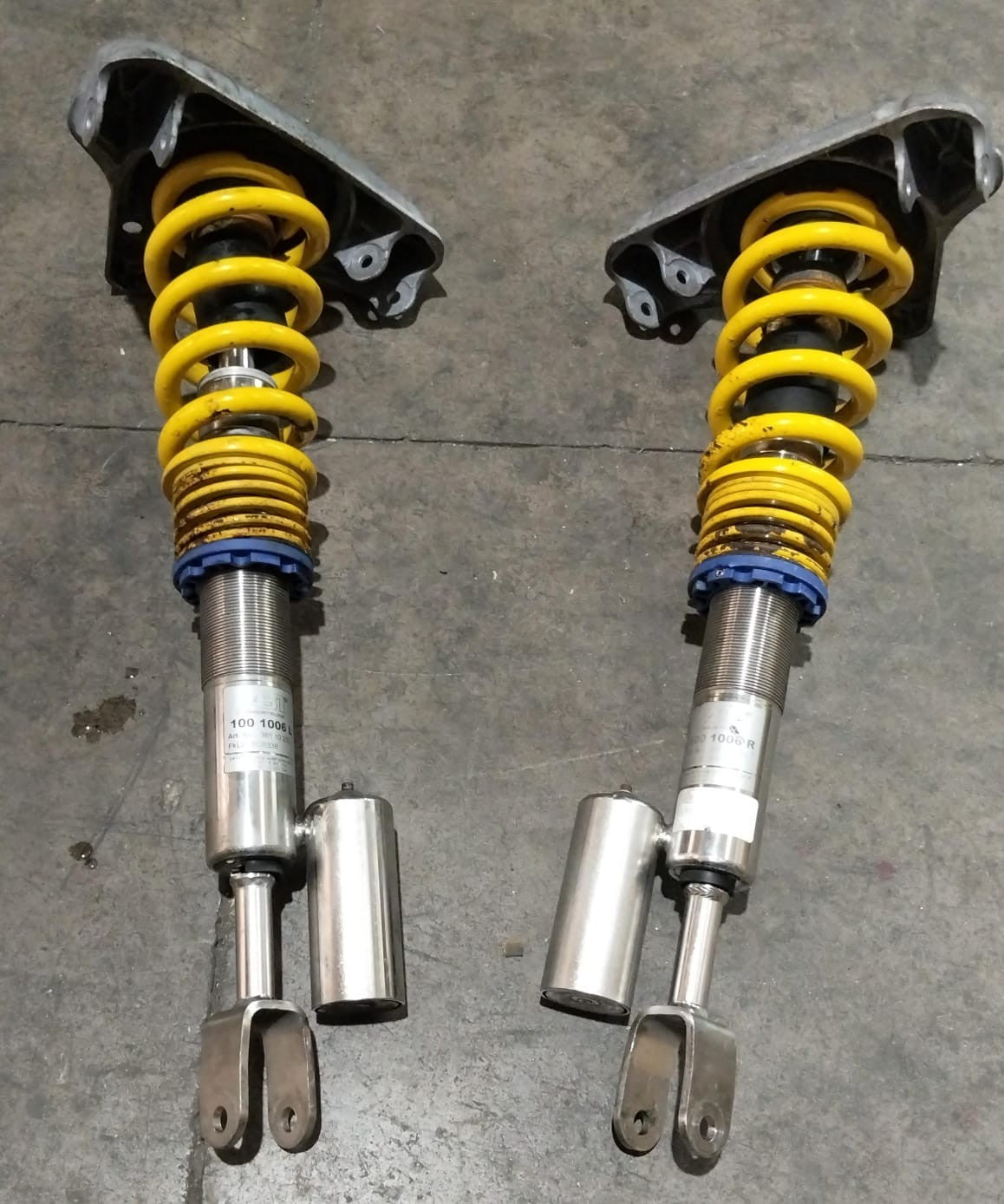 Kit frenante e assetto ABT con ammortizzatori regolabili Audi A4 S4 B7