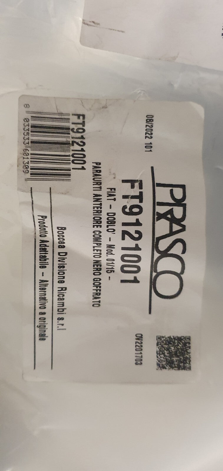 Paraurti Anteriore Fiat Doblò Mod dal 2015  FT9121001