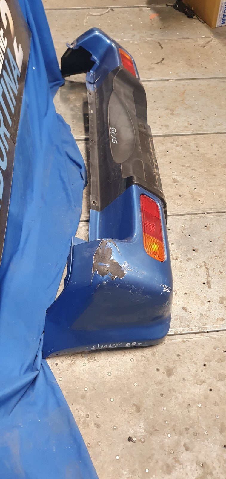 Paraurti Posteriore Suzuki Jimny dal 1998 con difetto