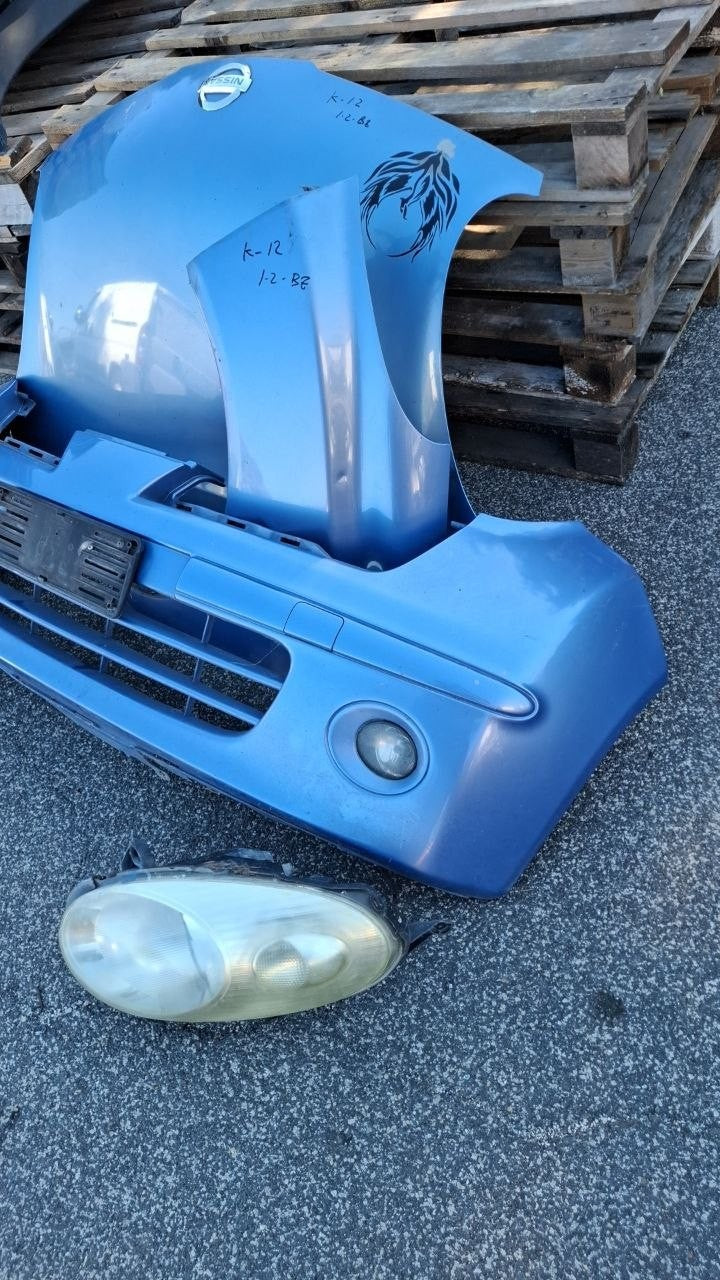 Muso completo musata Nissan micra 1.2b paraurti con difetti leggi descrizione