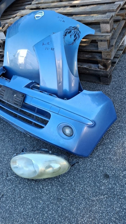 Muso completo musata Nissan micra 1.2b paraurti con difetti leggi descrizione