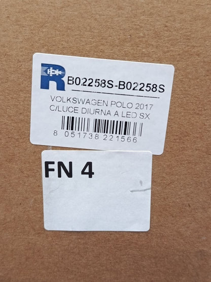 Fn 04 - Faro Anteriore nuovo luce diurna a Led sinistro Volkswagen Polo dal 2017