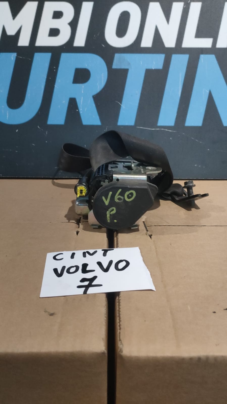 cintura di sicurezza posteriore destra Volvo V60 cint 7